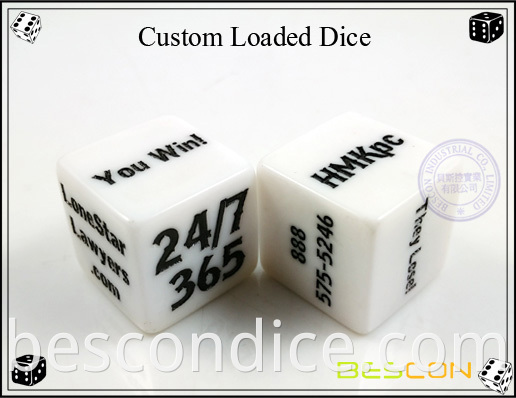 Custom Loaded Dice